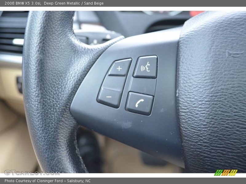 Deep Green Metallic / Sand Beige 2008 BMW X5 3.0si