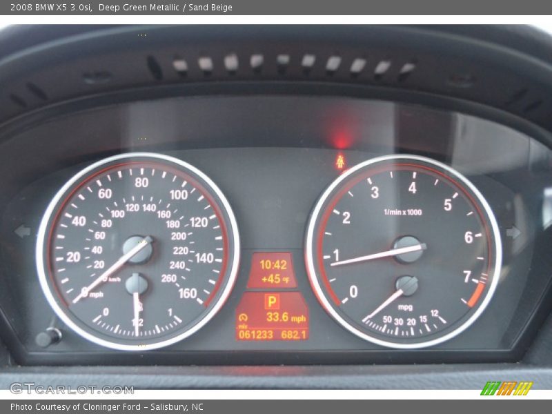 Deep Green Metallic / Sand Beige 2008 BMW X5 3.0si