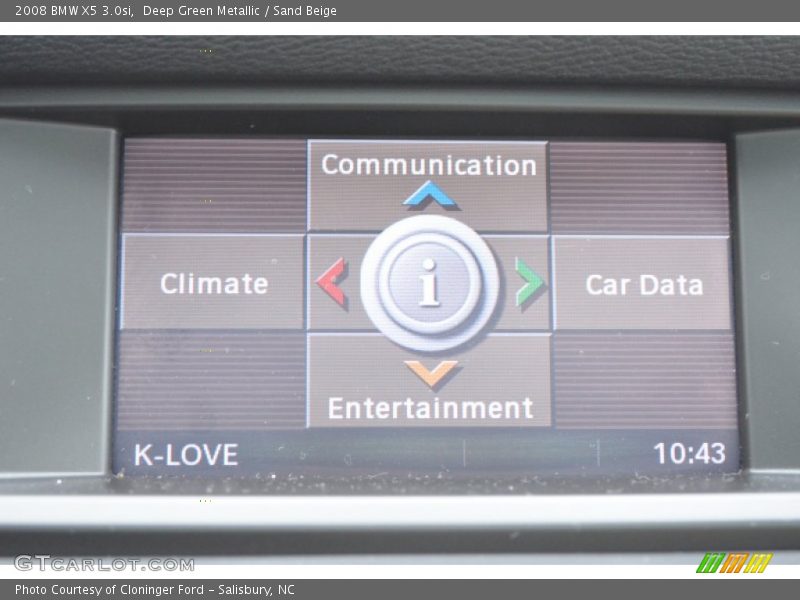 Deep Green Metallic / Sand Beige 2008 BMW X5 3.0si