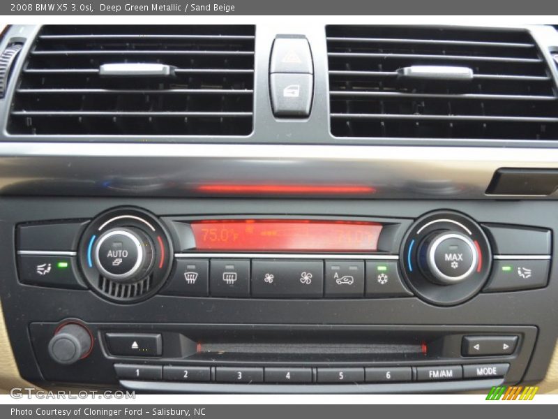 Deep Green Metallic / Sand Beige 2008 BMW X5 3.0si