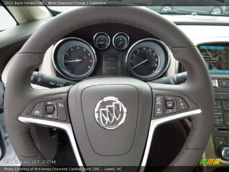 White Diamond Tricoat / Cashmere 2013 Buick Verano FWD