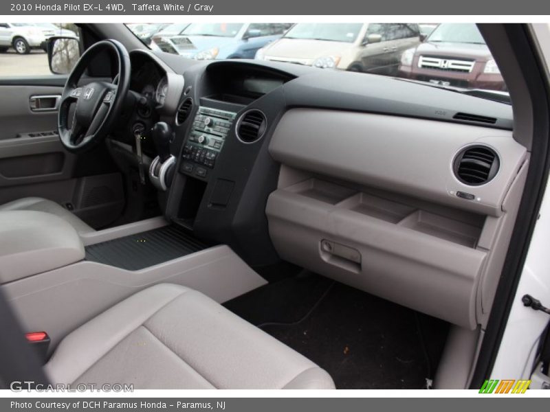 Taffeta White / Gray 2010 Honda Pilot EX-L 4WD