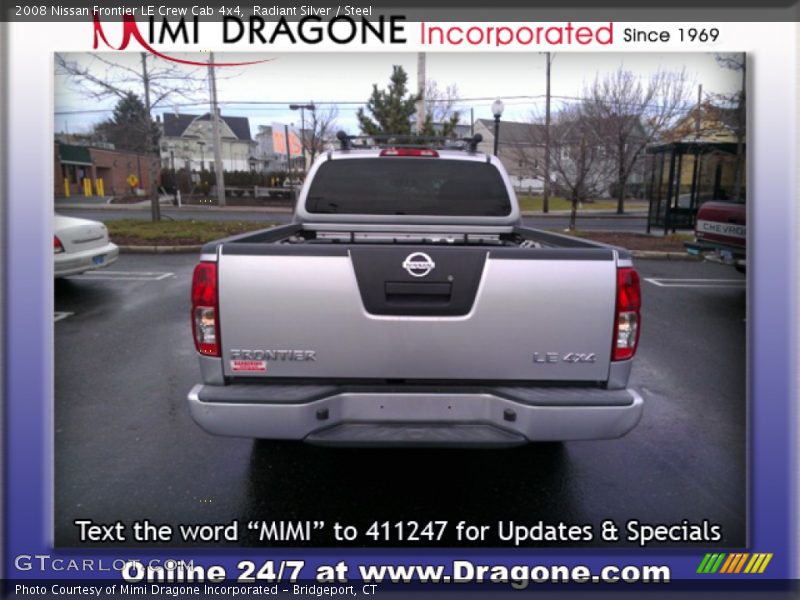 Radiant Silver / Steel 2008 Nissan Frontier LE Crew Cab 4x4