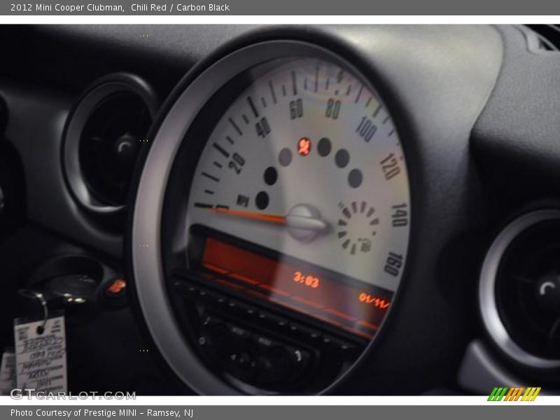 Chili Red / Carbon Black 2012 Mini Cooper Clubman