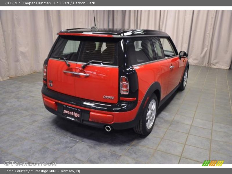 Chili Red / Carbon Black 2012 Mini Cooper Clubman