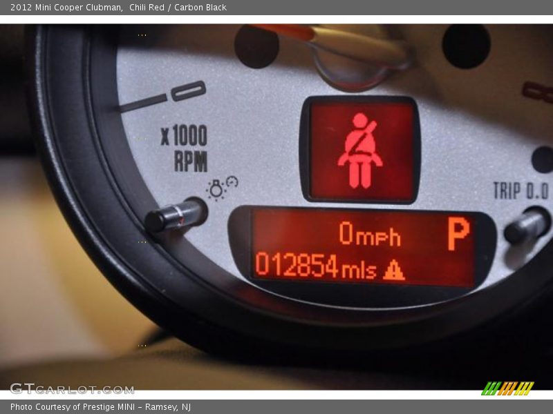 Chili Red / Carbon Black 2012 Mini Cooper Clubman