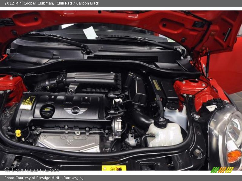 Chili Red / Carbon Black 2012 Mini Cooper Clubman