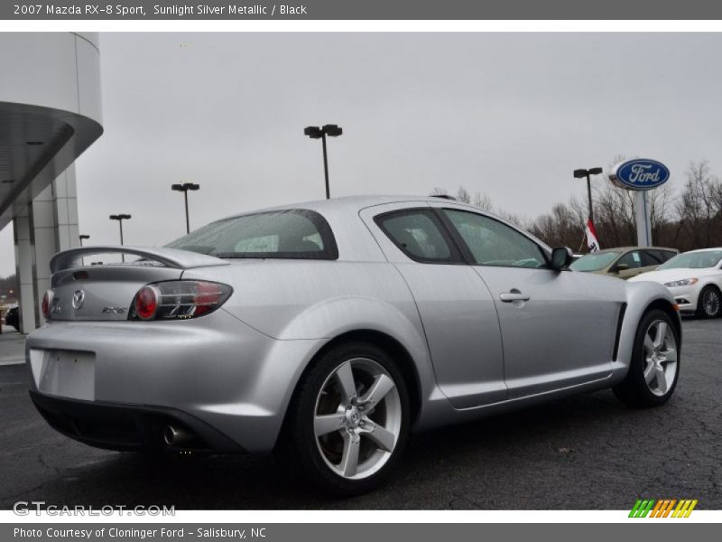 Sunlight Silver Metallic / Black 2007 Mazda RX-8 Sport