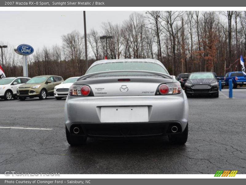 Sunlight Silver Metallic / Black 2007 Mazda RX-8 Sport