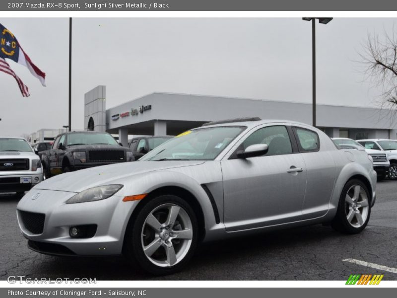 Sunlight Silver Metallic / Black 2007 Mazda RX-8 Sport
