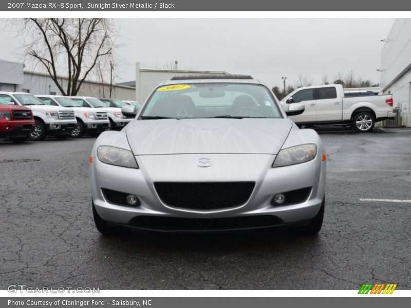 Sunlight Silver Metallic / Black 2007 Mazda RX-8 Sport