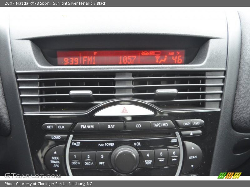 Audio System of 2007 RX-8 Sport