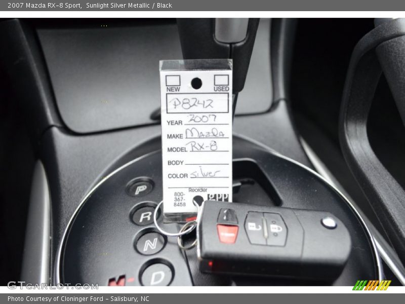 Sunlight Silver Metallic / Black 2007 Mazda RX-8 Sport