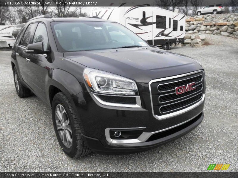 Iridium Metallic / Ebony 2013 GMC Acadia SLT AWD