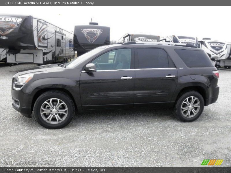 Iridium Metallic / Ebony 2013 GMC Acadia SLT AWD