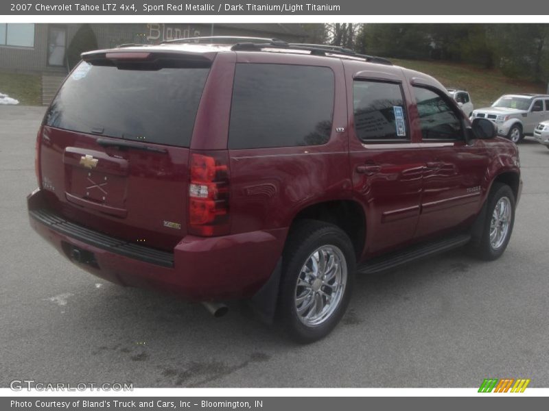 Sport Red Metallic / Dark Titanium/Light Titanium 2007 Chevrolet Tahoe LTZ 4x4