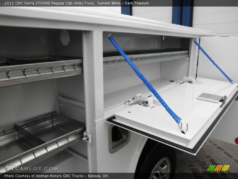 Summit White / Dark Titanium 2013 GMC Sierra 2500HD Regular Cab Utility Truck