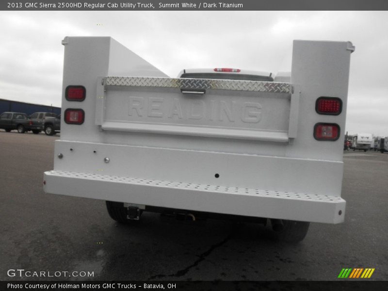 Summit White / Dark Titanium 2013 GMC Sierra 2500HD Regular Cab Utility Truck