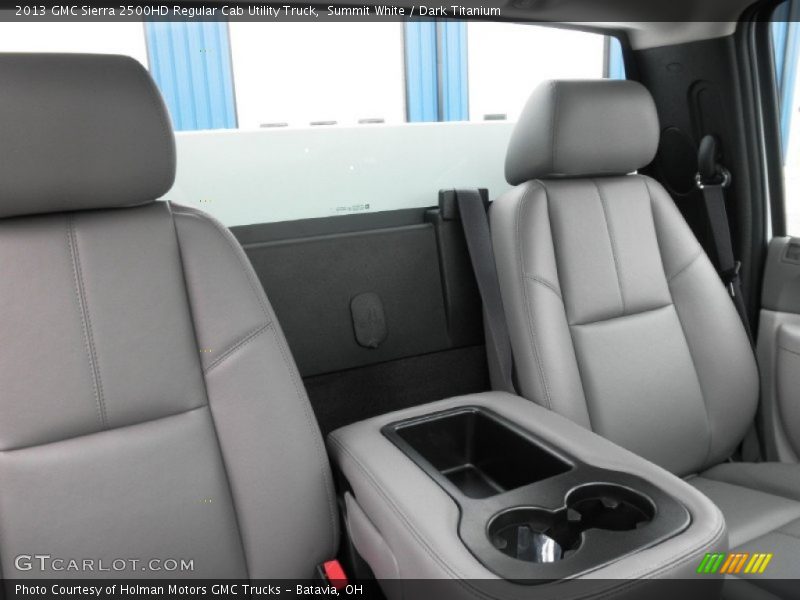 Summit White / Dark Titanium 2013 GMC Sierra 2500HD Regular Cab Utility Truck