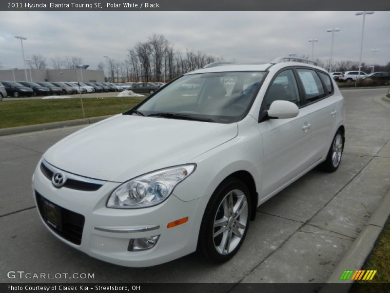 Polar White / Black 2011 Hyundai Elantra Touring SE