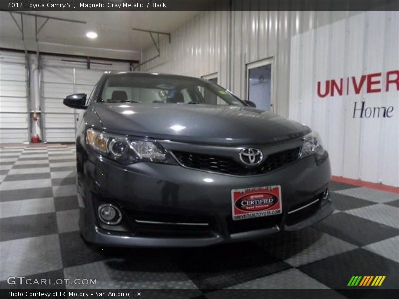 Magnetic Gray Metallic / Black 2012 Toyota Camry SE