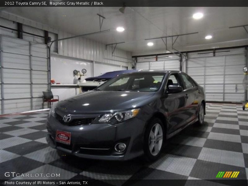 Magnetic Gray Metallic / Black 2012 Toyota Camry SE