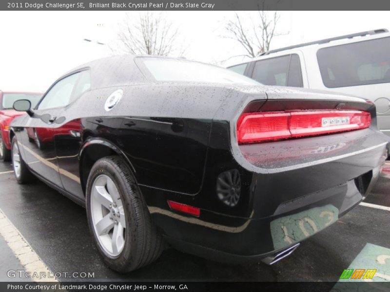Brilliant Black Crystal Pearl / Dark Slate Gray 2011 Dodge Challenger SE