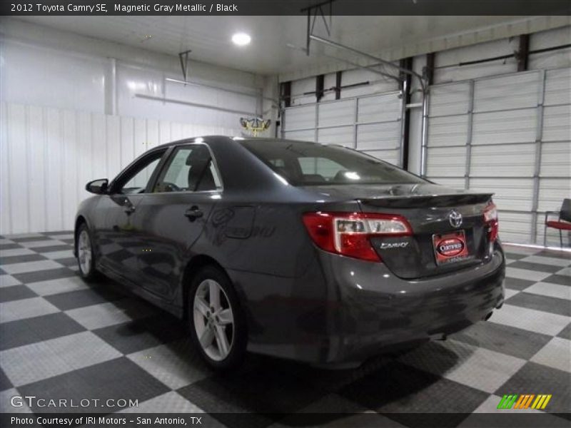 Magnetic Gray Metallic / Black 2012 Toyota Camry SE