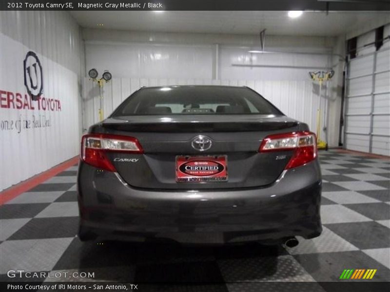 Magnetic Gray Metallic / Black 2012 Toyota Camry SE