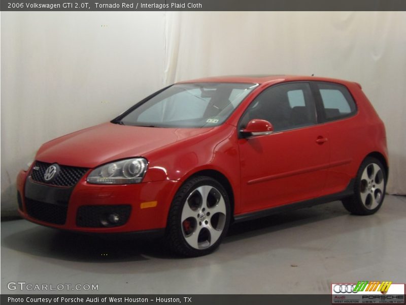 Tornado Red / Interlagos Plaid Cloth 2006 Volkswagen GTI 2.0T