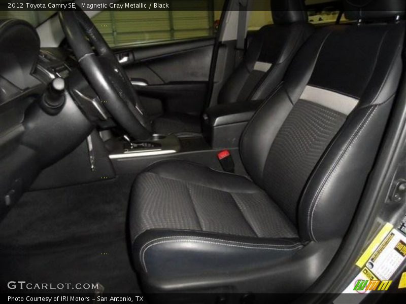 Magnetic Gray Metallic / Black 2012 Toyota Camry SE