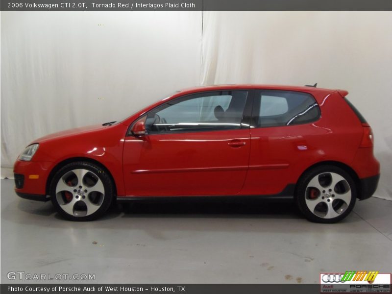 Tornado Red / Interlagos Plaid Cloth 2006 Volkswagen GTI 2.0T