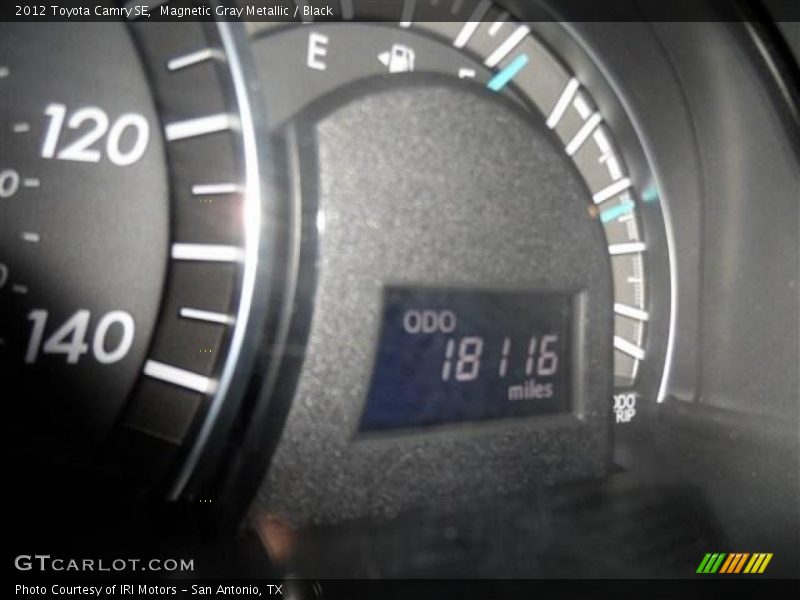 Magnetic Gray Metallic / Black 2012 Toyota Camry SE