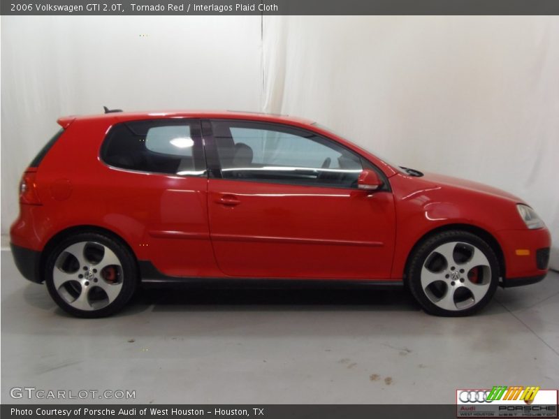 Tornado Red / Interlagos Plaid Cloth 2006 Volkswagen GTI 2.0T