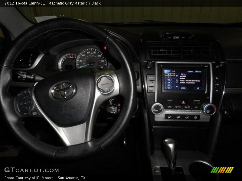 Magnetic Gray Metallic / Black 2012 Toyota Camry SE