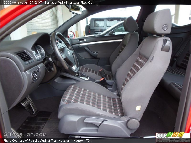 Tornado Red / Interlagos Plaid Cloth 2006 Volkswagen GTI 2.0T