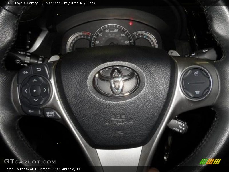Magnetic Gray Metallic / Black 2012 Toyota Camry SE