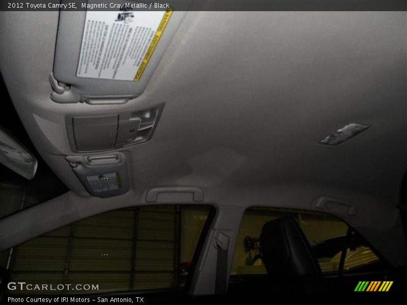 Magnetic Gray Metallic / Black 2012 Toyota Camry SE
