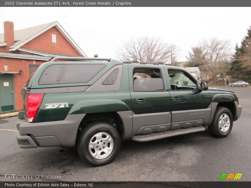 Forest Green Metallic / Graphite 2002 Chevrolet Avalanche Z71 4x4