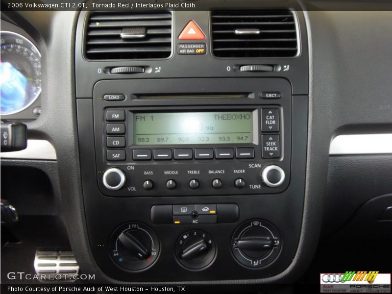 Tornado Red / Interlagos Plaid Cloth 2006 Volkswagen GTI 2.0T