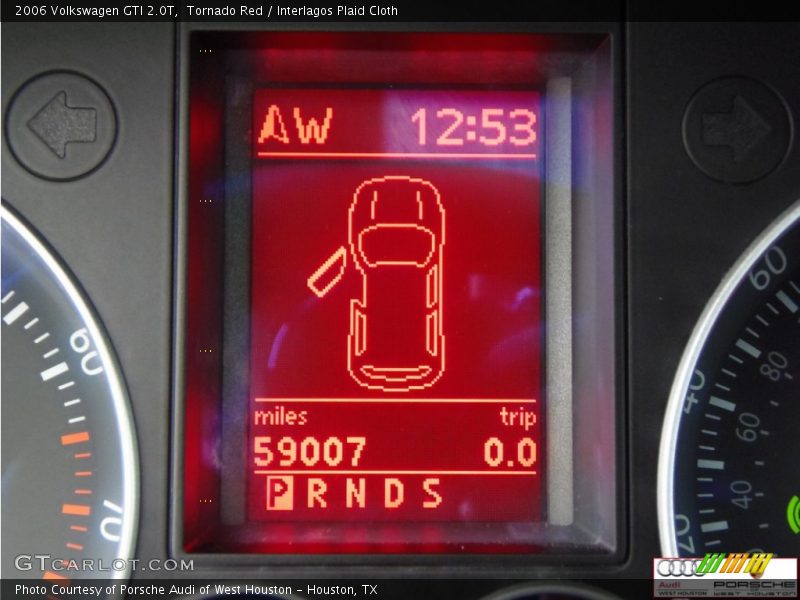 Tornado Red / Interlagos Plaid Cloth 2006 Volkswagen GTI 2.0T