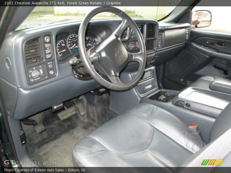 Graphite Interior - 2002 Avalanche Z71 4x4 