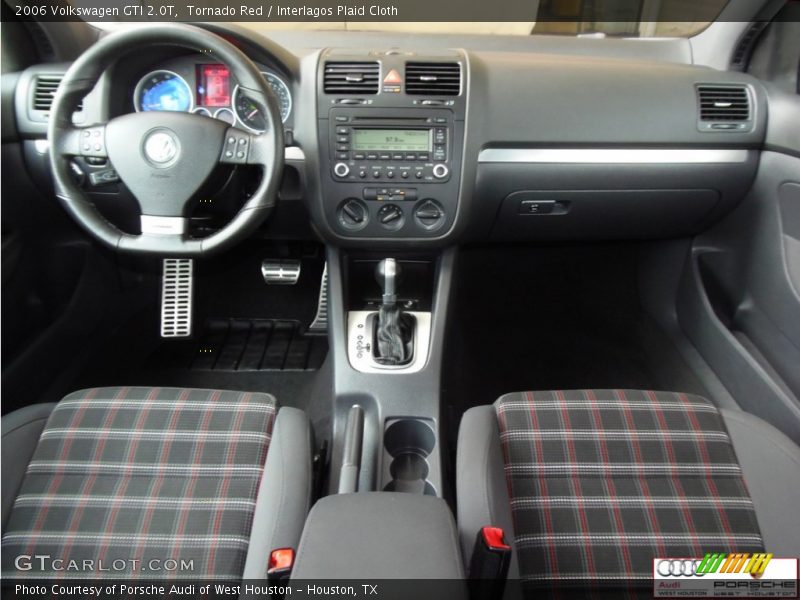 Tornado Red / Interlagos Plaid Cloth 2006 Volkswagen GTI 2.0T