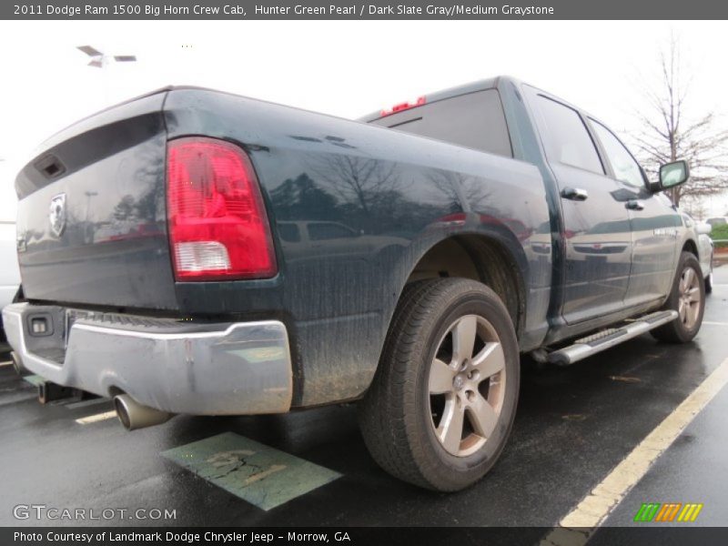 Hunter Green Pearl / Dark Slate Gray/Medium Graystone 2011 Dodge Ram 1500 Big Horn Crew Cab