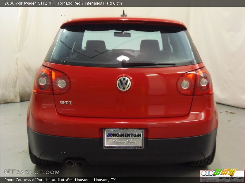 Tornado Red / Interlagos Plaid Cloth 2006 Volkswagen GTI 2.0T
