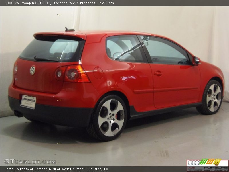 Tornado Red / Interlagos Plaid Cloth 2006 Volkswagen GTI 2.0T