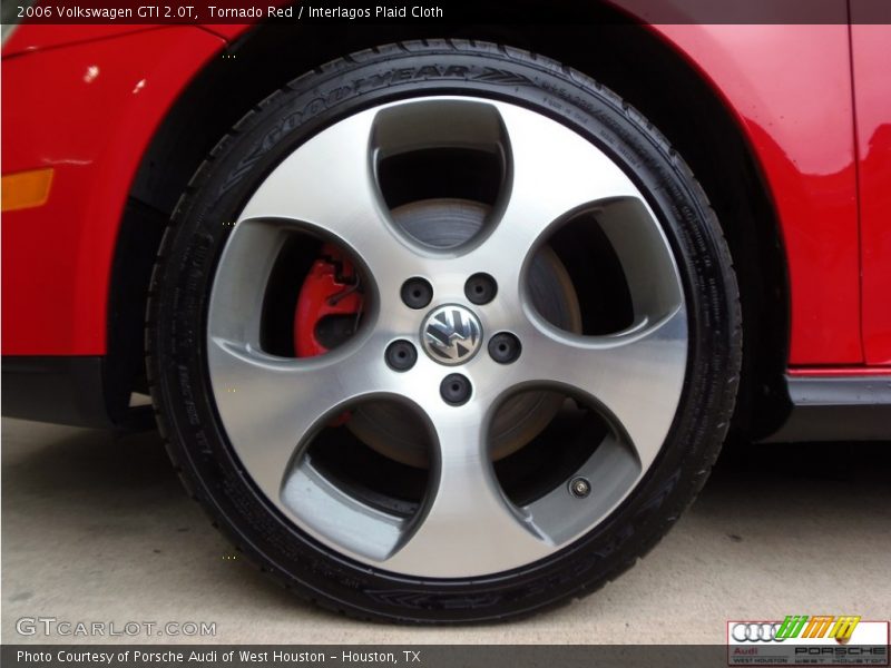 Tornado Red / Interlagos Plaid Cloth 2006 Volkswagen GTI 2.0T