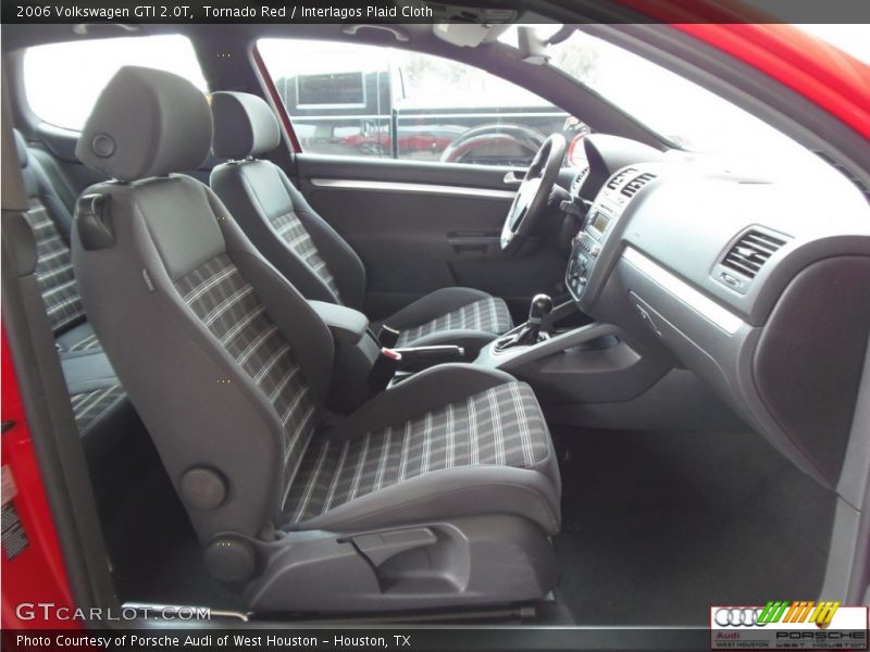 Tornado Red / Interlagos Plaid Cloth 2006 Volkswagen GTI 2.0T