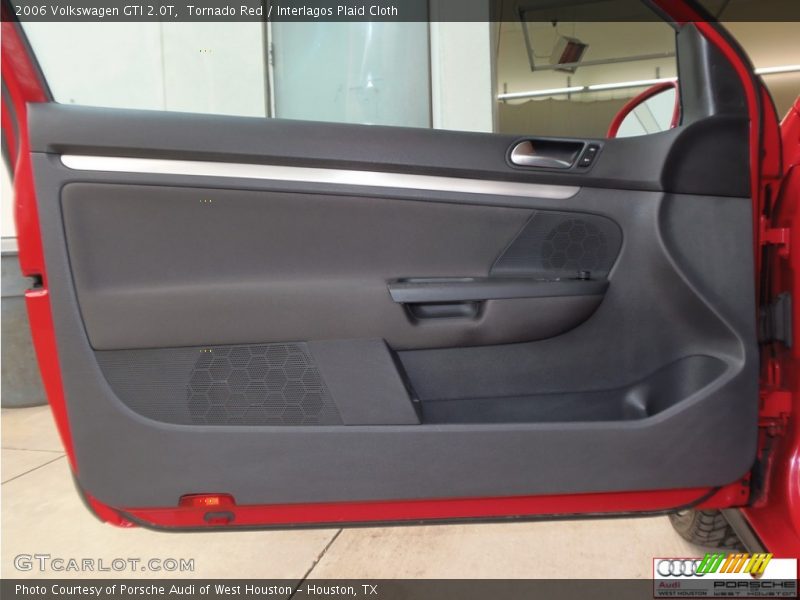 Tornado Red / Interlagos Plaid Cloth 2006 Volkswagen GTI 2.0T