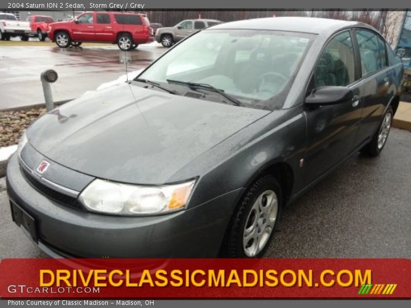 Storm Grey / Grey 2004 Saturn ION 2 Sedan